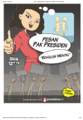 Pesan Pak Presiden, revolusi Mental
